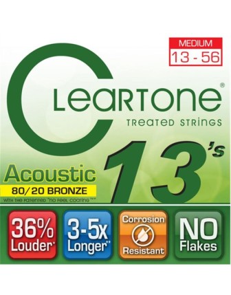 Cleartone Fosfor Bronz Akustık Gıtar Telı (13-56)