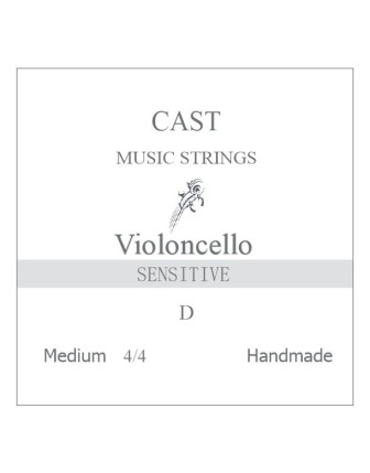 Cast Sensivite Krom Profesyonel Çello Re Teli