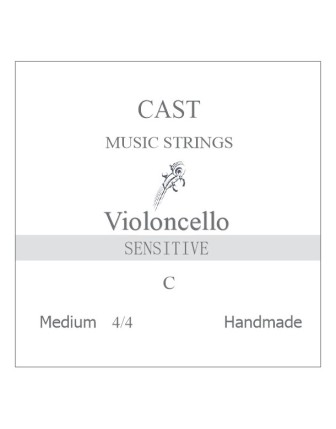 Cast Sensivite Krom Profesyonel Çello Do Teli