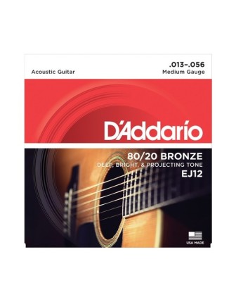 Daddario EJ12 Akustik GitarTeli