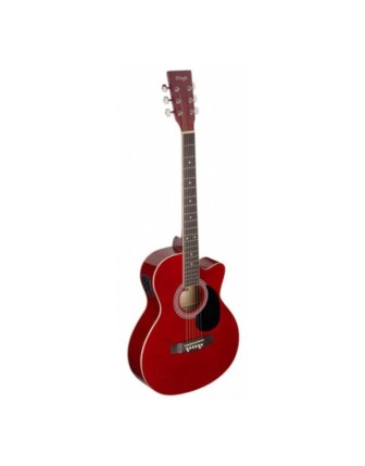 Stagg SA20 DCE Kırmızı Elektro Akustik Gitar