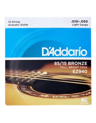 Daddario EZ940 12 Telli Akustik Gitar Teli
