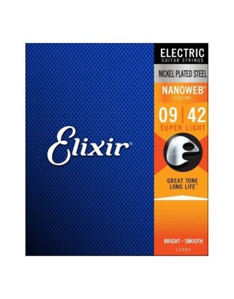 Elixir 12002 Super Light Elektro Gitar Teli 9-42