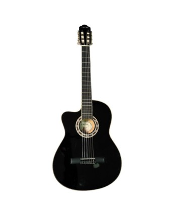 Clarıss Ccg-100Celh/Bk Solak Elektro Klasik Gitar