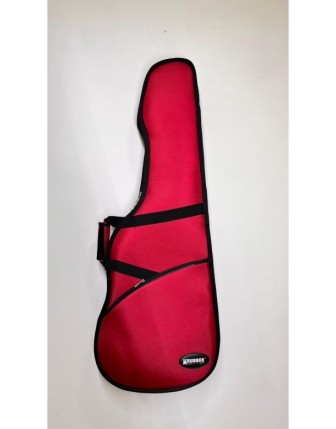 Rubber Policase Elektro Gitar Çantası Kırmızı