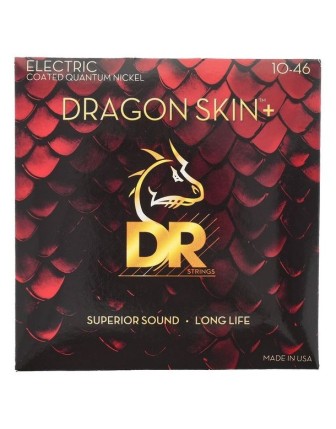 DR DEQ-10 Dragon Skin + Elektro Gitar Tel  10-46