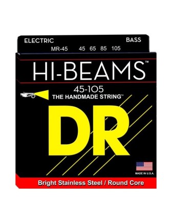DR MR-45 Hi-Beam 4 Tellİ Bas Gitar Teli  45 - 105