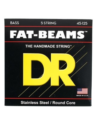 DR Fat-Beams FB5-45 5 Telli Bas Gitar Teli 45-125