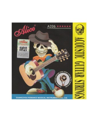 Alice A206XL Akustik Gitar Takım Tel - 0.10