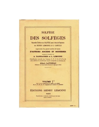 Lavıgnac Des Solfeges 1-C