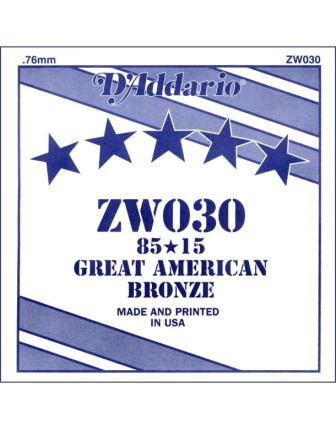 Daddario Zw030 Akustik Re Tek Teli
