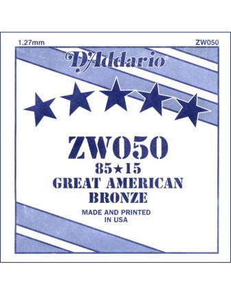 Daddario Zw050 Akustik Kalın Mi Teli