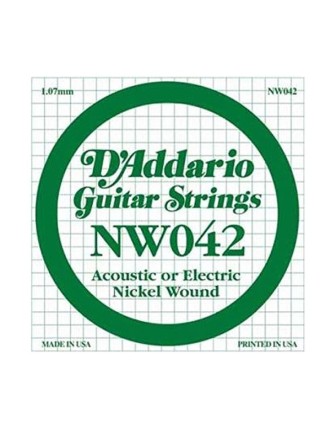 Daddario Nw042 Kalın Mi Tek Teli