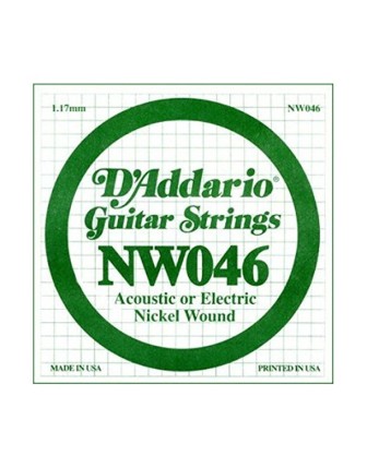 Daddario Nw046 Kalın Mi Teli