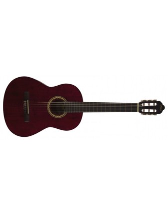 Valencia VC204 TWR Trans Wine Red Klasik Gitar